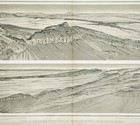 1882  Arizona  Grand Canyon - Panoramic View Original  30x17 5  Clarence Dutton