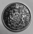 Canada 1962  1964  1965  3 Coins  Half Dollar  80  Silver Coin  Elizabeth Ii