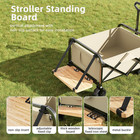 Stroller Wagon Standing Board - Slip-resistant Toddler Attachment For All Wagons