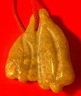 Natural Yellow Xiuyan Jade  abundant Wealth  Pendant