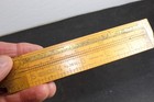 Vintage Stanley No 36-1 2 12  Folding Wood Rule With Caliper