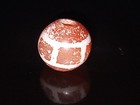 Ancient Etched Carnelian Bead Amazing Design From Pakistan