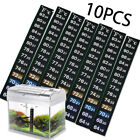 Dual Aquarium Fish Tank Thermometer Temperature Sticker Stick-on Fahrenheit   f