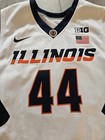 Nike Alex Austin Illinois Fighting Illini Game Worn Used Jersey 50 Gamer Rare