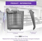 Hasmx 833954 Vacuum Cleaner Hepa Filter Cover  Exhaust Cover Door For    