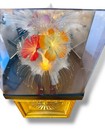 Fiber Optic Flower Lamp Vintage 1970s  Telesonic Rotating Lamp With Peacock