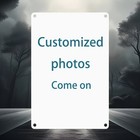Custom 8x12 Printed Tin Metal Signs- High Definition  Easy Tin Metal Signs