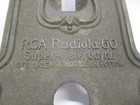Rca Radiola 60 Super-heterodyne Escutcheon   Steampunk- Arts- Crafts
