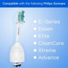 6 Pack Philips Sonicare Replacement Toothbrush Heads For E-series - Green    