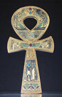 Rare Ancient Egyptian Antiquities Figure Large For Ankh Key Of Life Egypt Bc
