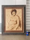      Rare Vintage Modern Hawaiian Polynesian Tongan Man Painting  Sune Egan 1977