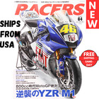 New Racers Yamaha Yzr-m1 Vol 64 Ships Usa Japan Motorcycle Mook Rossi Ows4 Ows5