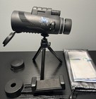Day   Night Vision 80x100 Zoom Hd Monocular Starscope Telescope