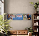 12 x48  1955 All American Football Card Set Advertising Poster Print