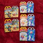 Vintage 90 s Mcdonald   s Happy Meal Lot Of 12 Boxes   2 Bags Mermaid Jungle Ect