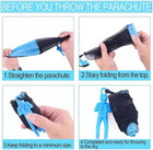 Parachute Toy  Tangle Free Throwing Toy Parachute  Outdoor Children s Flying Toy