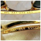 90s Ray-ban Bausch   Lomb Fugitives W1958 Gold G-15 60    18 Excellent Aviators