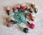 Antique Different Shape Glass Christmas Light Bulbs Original Holder 15 Pcs L16