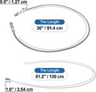 36  Braided Throttle Cable Kit Compatible With 97-07 Chevrolet chevy Ls1 Engine