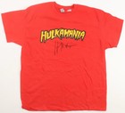 Hulk Hogan Signed Wwe  hulkamania  T-shirt  pia 