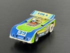 Vintage A fx Lola T70 Can-am Slot Car  39 Blue Green Yellow 1 24 Scale