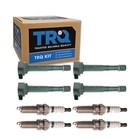 Trq New Ignition Coil   Iridium Spark Plug Kit Set For 2007-2012 Acura Rd
