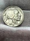 1916 Full Horn High Grade Bu Uncirculated Buffalo Nickel -  Better Date Us Coin 