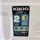 Igloo 00049644 Marine Chest Cooler 25 Qt White Contour Hard Fish Ruler Pack Of 2