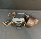 Vintage  Nikkorex F 35mm Slr Film Camera Body And Case W strap - Untested