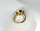Art Deco Antique 2 90 Ct Green Emerald Vintage Wedding Ring 14k Yellow Gold Fn