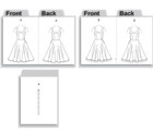 Retro Circa 1952 Dress Sewing Pattern U-pick Size 6-22 Vogue 2902 New Oop