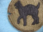 Original Used Wwii Us Army 81st Infantry Division Od Border Whiteback Patch