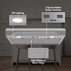 Broan-nutone 30  Under Cabinet Range Hood  Energy Star  350 Max Blower Cfm