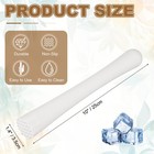 Cocktail Muddler  10 Inch Pp Drink Muddler  White  thick 