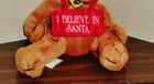 Scooby-doo    i Believe In Santa    Christmas Beanbag Plush Toy - 12  Laying