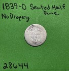 1839-o Seated Liberty Half Dime 5c See Photos