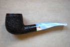 Moretti Pipe Black Rusticated Freehand 9mm Filter