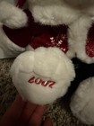 Vintage 2007 Dan Dee Snowflake Teddy Bear Christmas Plush White Boy Bear