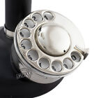 Telephone Rotary Dial Vintage D  cor Antique Silver Finished Brass Station Phone