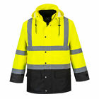 Portwest Us768 Hi-vis Reflective Executive 5-in-1 Waterproof Safety Jacket Ansi