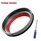 Hedonlee Dust Bin Top Fixed Sealing Ring Replacement For V10 sv12  Red   Grey