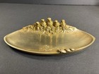 Antique Bronze Tray pen Holder statue signed art Nouveau france C 1900 bird desk