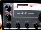 Drake 2-c Receiver Vintage Tube Ham Radio Communications Shortwave Untested