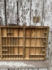 Hamilton Mfg Co Antique Wooden Printers Drawer Letterpress Typeset Tray  3