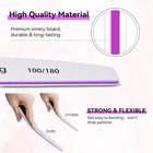 24 Pack Nail File 100 180 Grit Double Sided Emery Board For Manicure Pedicure