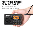 Global Multi-band Fm am sw Radio Lcd Digital Speaker Player Support Alarm Clock 