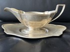 348g Gorham Plymouth Sterling Silver Gravy Boat W Under Tray A2803   A2870 2 Pcs