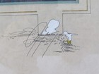 Original Signed  Framed    Remarked Matte Merlin Little Thunder 2 5  X 3 75  Art