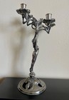 Antique Art Nouveau Silver Plate Candelabra