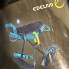 Edelrid Jay Ii Adult Rock Climbing Harness Medium  Blue aqua